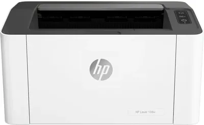 Принтер лазерный HP Laser M108w (4ZB80A)  A4 WiFi белый