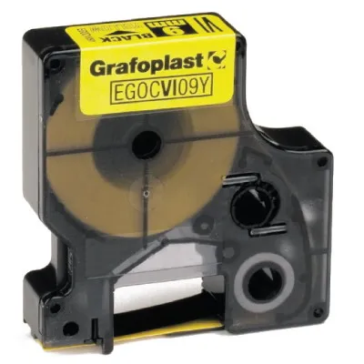 Картридж DKC GRCHS19Y, термотрубка 19мм×1,5м, желтый