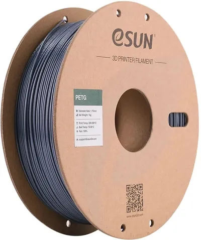 Пластик для 3D-принтера ESUN PETG175H1P1, PETG, 1.75 мм, 1 кг, серый
