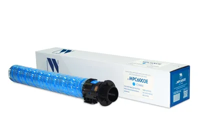 Картридж лазерный NV Print NV-MPC6003EC, для Ricoh Aficio MPC4503/5503/6003, голубой, 22500 стр