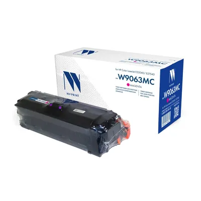 Картридж NV Print NV-W9063MCM, пурпурный, для HP Color LJ E55040/E57540, 12200 стр.