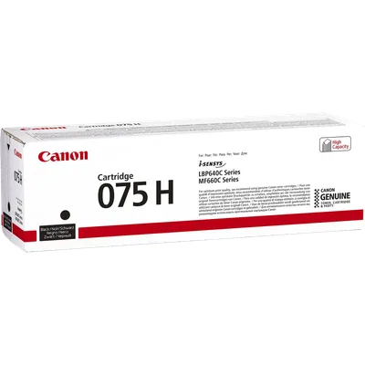 Cartridge 075HBK  Картридж CANON 075 HBK черный i-SENSYS  LBP646Сdw/LBP647Cdw,  MF664Cdw/MF667Cdw  (6369C002) 3,5K