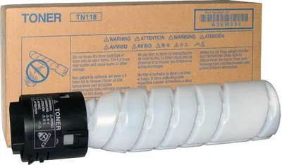 Картридж Konica Minolta A3VW050, TN-118, черный, для bizhub 215, 12000 стр, 2 шт