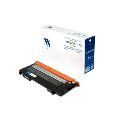 Картридж NV Print NV-W2072X-117X-Y, желтый, для HP, 1300 стр.
