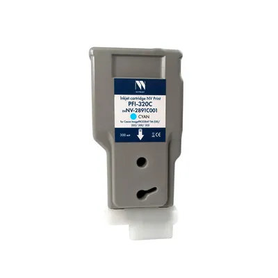 Картридж струйный NV Print NV-2891C001, PFI-320C, голубой, для Canon TM-200/300, 300 мл
