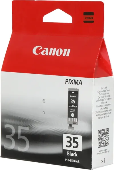 Картридж струйный Canon PGI-35Bk (1509B001) черный (9.30 мл, 200 стр.) для Canon PIXMA iP100, iP110