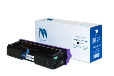 Картридж лазерный NV Print NV-SPC220Bk, черный, для Ricoh Aficio SP C220/C221/C222/C240, 2300 стр