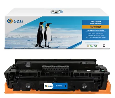 Картридж G&G GG-W2030X 415X черный (7500стр.) для HP LJ M454/MFP M479 (существенное повреждение коробки)