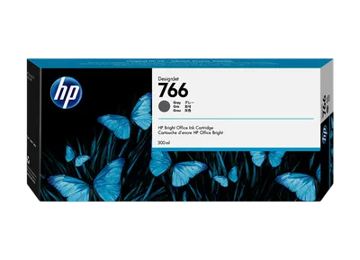 Картридж лазерный HP 766 для HP DesignJet XL 3600 MFP, 300 мл, серый