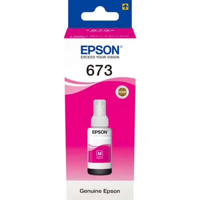 Чернила Epson C13T67334A, 70мл, пурпурный, для L800/L805/L810/L850/L1800