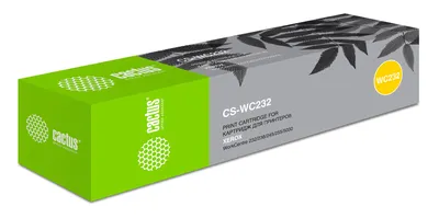 -/ Картридж лазерный Cactus CS-WC232 006R01046 черный (32000стр.) для Xerox WC 232/238/245/255/5030