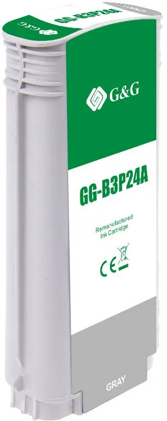Картридж струйный G&G №727 GG-B3P24A серый (130мл)  для  HP  DJ T920/T1500/T2530