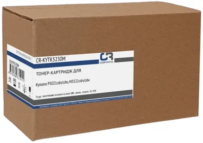 Тонер-картридж COPYRITE - KYTK5230M, Лазерный, Пурпурный, 2200стр, аналог Kyocera TK-5230M, с чипом, CR-KYTK5230M