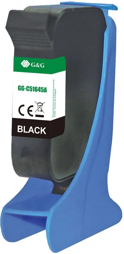 Картридж Cartridge G&G 45 для DJ 710/720/8XX/1600/9xx/DJ1100/1120/1220C/1125C/1600C/cm/6122/6127/9300/1180C, black 42ml  аналог C51645A  гарантия 36 мес.
