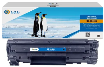 Картридж G&G GG-CB436A Black для HP LaserJet P1505/1120 M1522/1550,  Canon  LBP-3250