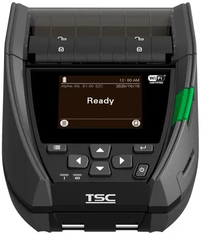 Принтер этикеток TSC - Alpha-30L, 203 dpi, прямая термопечать, ширина носителя 72мм, скорость печати 127мм/с, USB, Bluetooth, цвет чёрный, A30L-A001-0002