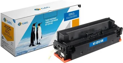 Картридж лазерный G&G GG-CF410X черный (6500стр.) для HP CLJ M452DW/M452DN/M452NW/M477FDW/477DN/M477NW с чипом