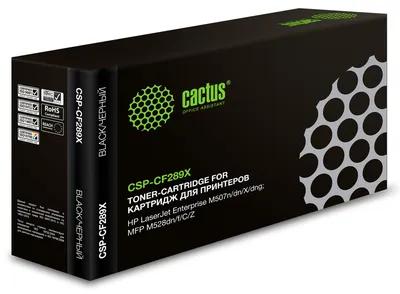 Картридж лазерный CACTUS CSP-CF289X черный ((10000стр.) для HP LJ M507/MFP M528) (CSP-CF289X)