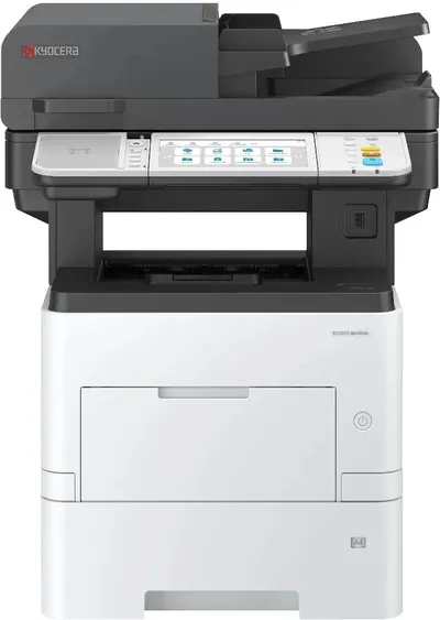 МФУ лазерное KyoceraECOSYS MA4500ifx (110C103NL0), A4, ч/б, печ. до 45 стр/мин., скан. до 60 стр/мин. (ч/б) 40 стр/мин. (цвет), 1200 x 1200 dpi (печать) 600x600dpi (скан.), USB, RJ-45, Air Print, Mopria