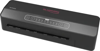 Ламинатор Gladwork jLam A3 Hi-End черный A3 (75-250мкм) 100см/мин (6вал.) хол.лам. лам.фото реверс