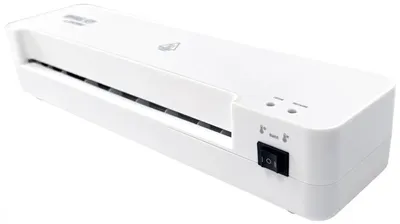 Office Kit Ламинатор L2309W, A4   (75-125 мкм),  300 мм/мин., 2 вала, холодное ламин, ABS (разжим валов), белый.