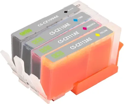 Картридж струйный Cactus CS-CZ109-12 набор CMYK, 64.2мл, для HP DJ IA 3525/5525/4525