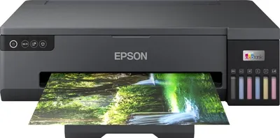 Принтер струйный Epson L18050 (C11CK38506/402/505/503/507/403) A3 WiFi черный
