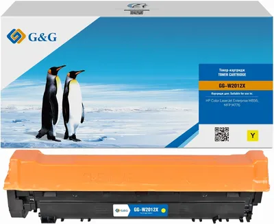 Картридж лазерный G&G GG-W2012X, W2012X (659X) желтый (29000 стр.) для HP CLJ Ent M856/MFP M776