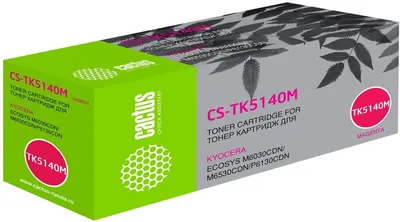 Картридж лазерный Cactus CS-TK5140M, пурпурный, 5000 стр.