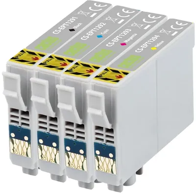 Картридж струйный Cactus CS-EPT1295, набор 4 цвета, 45 мл, для Epson Stylus Office