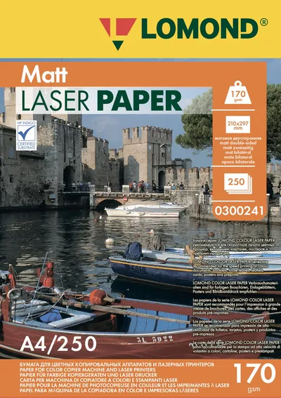 Бумага Lomond Ultra DS Matt 0300241, A4, 170 г/м², 250 л., матовая