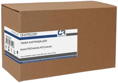 Картридж CopyRite CR-KYTK5230Y, желтый, 2200 стр., для Kyocera P5021/M5521