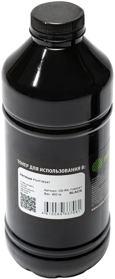 Тонер Cactus CS-RK-THМ247, черный, 400г, для Катюша Р247/М247