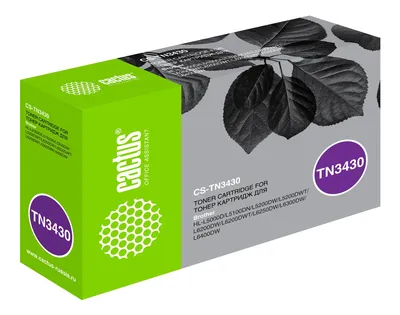 Картридж лазерный Cactus CS-TN3430, черный, 3000 стр.
