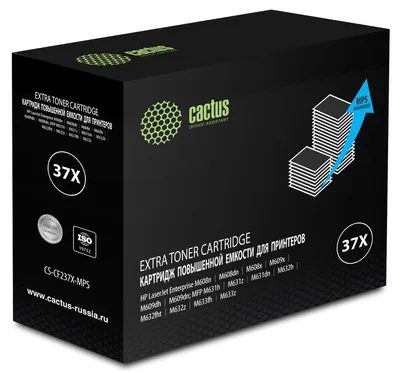 Картридж лазерный CACTUS CS-CF237X-MPS, черный, 50000 стр.