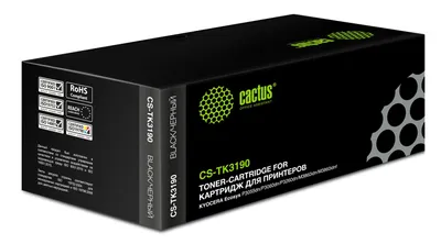 Картридж лазерный CACTUS CS-TK3190 черный ((25000стр. для Kyocera Ecosys P3055dn/P3060dn/M3655idn/M3660idn) (TK-3190)