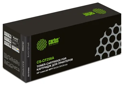 Картридж лазерный Cactus CS-CF256A, чёрный, 7400 стр., для HP M436
