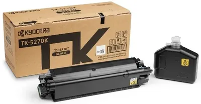 (Спец.цена) Оригинальный картридж Kyocera TK-5270K (1T02TV0NL0) для принтера Kyocera EcoSys M6230cidn/ M6630cidn/ P6230cdn, black, 8000 страниц