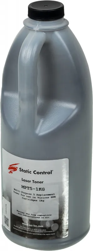 Тонер Static Control MPT5-1KG, для HP LJ, 1 кг
