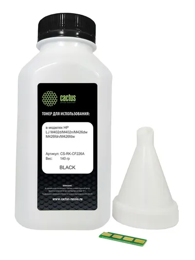 Тонер Cactus CS-RK-CF226A, черный, 140г, с чипом