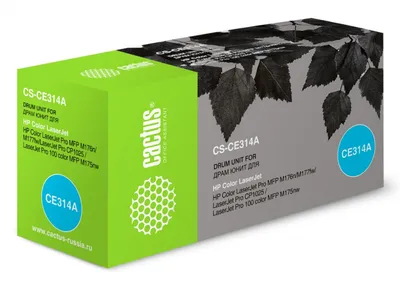 Блок фотобарабана Cactus CS-CE314A, черный, 14000стр., для HP CLJ CP1012/CP1025