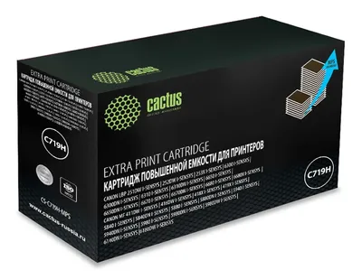 Картридж лазерный Cactus CS-C719H-MPS, черный, 8000 стр.