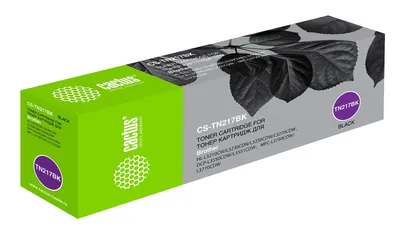 <116685> Картридж лазерный Cactus CS-TN217BK TN-217BK черный (3000стр.) для Brother HL3230/DCP3550/MFC3770 [CS-TN217BK]