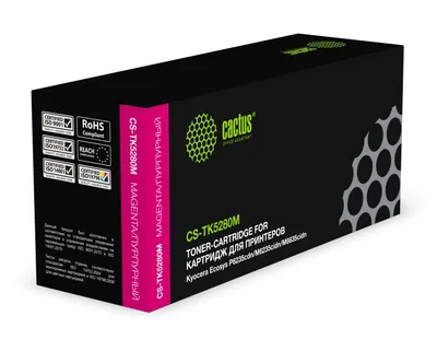 Картридж Cactus CS-TK5280M, пурпурный, 11000стр, для Kyocera Ecosys P6235cdn