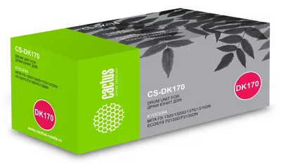 Блок фотобарабана Cactus CS-DK170, черный, 100000стр, для Kyocera Ecosys M2035/M2035dn/M2535
