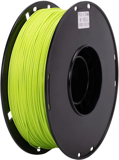 Пластик 3D Cactus CS-3D-PLA-1KG-M-YELL, PLA Matte, 1.75мм, 1кг, желтый