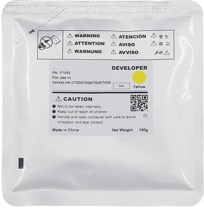 Девелопер CET CET171052 для Xerox VersaLink C7000/C7020/C7025, Yellow, 140г