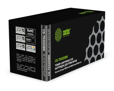 Картридж лазерный Cactus CS-TK5220BK TK-5220BK черный (1200стр.) для Kyocera Ecosys M5521cdn/M5521cdw/P5021cdn/P5021cdw с чипом