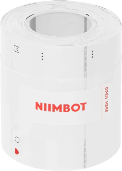 Термоэтикетки Niimbot 1747103, 54×67мм, 120шт/рул, белые