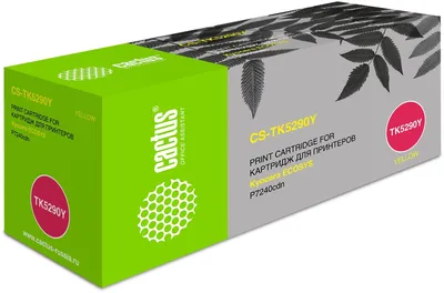 -/ Картридж лазерный Cactus CS-TK5290Y TK-5290Y желтый (13000стр.) для Kyocera Ecosys P7240cdn